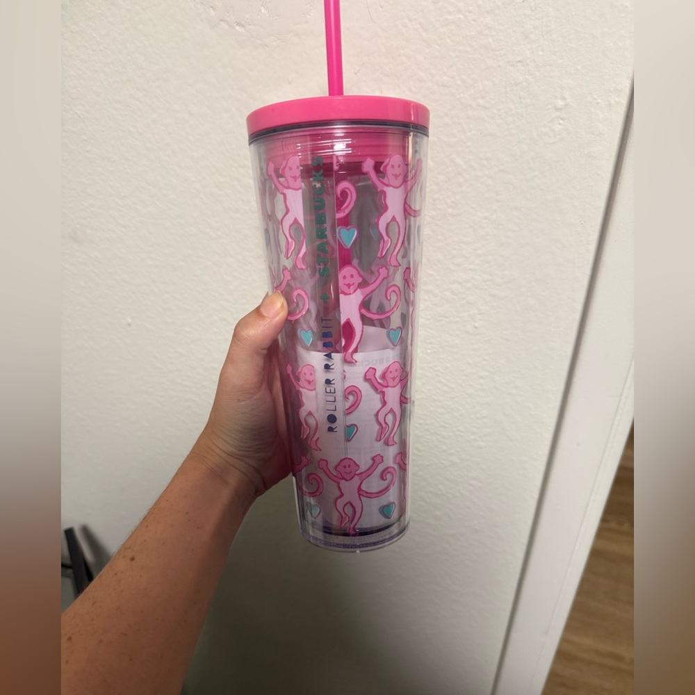Starbucks x roller rabbit cold cup